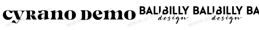 Cyrano DEMO字体转换